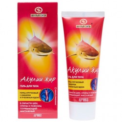 Гель для тела Акулий жир перец стручковый с имбирем и пчелиным ядом 75 мл